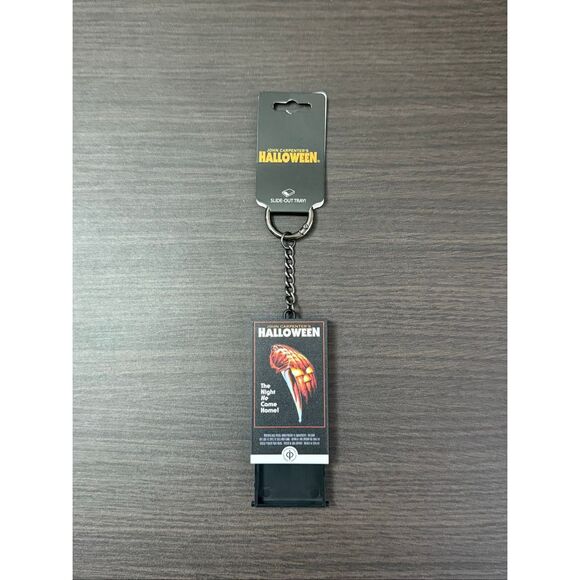 John Carpenter's Halloween VHS Tape Figural Keychain - Picture 1 of 3